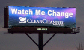 Electronic billboard. Photo courtesy of Scenic America.